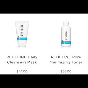 Brand new, Rodan &Fields Redefine Mask and Toner.